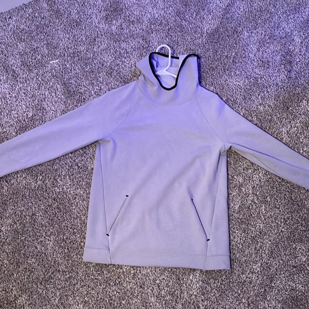 grey sweatshirt. made from old navy. non smoke house.
